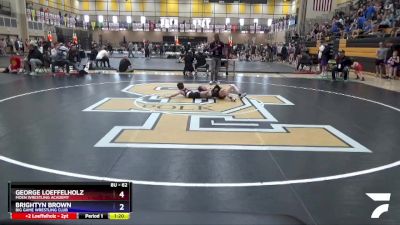 62 lbs Round 1 - George Loeffelholz, Moen Wrestling Academy vs Brightyn Brown, Big Game Wrestling Club