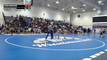150 lbs Quarterfinals (8 Team) - Gavin Edmonson, St. Martin High School vs Bryson Bradley, Desoto Central