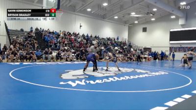 150 lbs Quarterfinals (8 Team) - Gavin Edmonson, St. Martin High School vs Bryson Bradley, Desoto Central