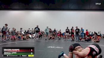 125 lbs Round 6 (10 Team) - Kendall Lewis, Bomb Squad vs Brayden Manning, Backyard Brawlers Red
