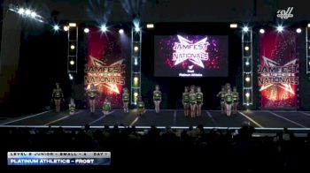Platinum Athletics - Frost [2026 L2 Junior - Small - A DAY 1] 2026 JAMfest Cheer Super Nationals