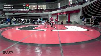 117 lbs Quarterfinal - Faith Pruitt, Yukon vs Ruby Pascal, Bartlesville High School Girls