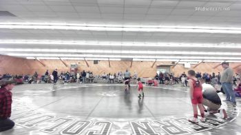 56 lbs Consi Of 8 #2 - Parker Hoover, Canton vs Ryker Roberts, Waverly