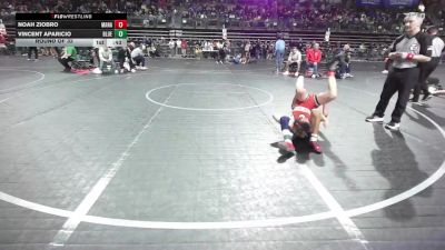 85 lbs Round Of 32 - Noah Ziobro, Manalapan vs Vincent Aparicio, Blue Knights Wrestling Club-BKWC