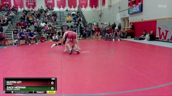 165 lbs Cons. Round 4 - Zach Hedman, Moffat County vs Austin Ley, Brush