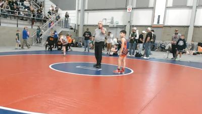 78 lbs Champ. Rd Of 16 - Matthew Hufstader, Washington vs Redek Voss, Roseburg Mat Club /Umpqua Valley Wrestling Associaction