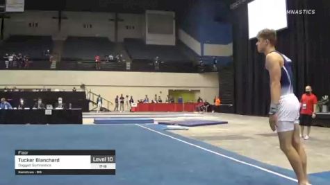 Tucker Blanchard - Floor, Daggett Gymnastics - 2021 USA Gymnastics Development Program National Championships