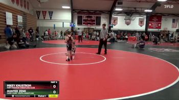 Bracket 14 lbs Cons. Semi - Mikey Knustrom, Fort Madison Wrestling Club vs Hunter Zenk, Camp Point Youth Wrestling