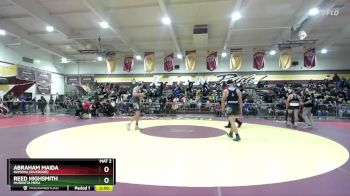 150 lbs Champ. Round 2 - Reed Highsmith, Murrieta Mesa vs Abraham Maida, Ramona (Riverside)