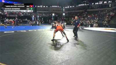 138 lbs Round Of 32 - Davrius Gutierrez, Selma (CS) vs Ames-Michael Hoevker, Granite Hills (SD)