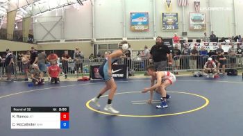 48 kg Round Of 32 - Kaden Ramos, JET Wrestling vs Carter McCallister, Greater Heights Wrestling