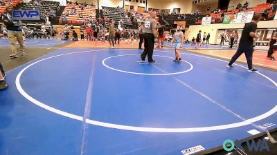 90-105 lbs Rr Rnd 3 - Carter Wiles, Collinsville Cardinal Youth Wrestling vs Dax Culie, Wagoner Takedown Club