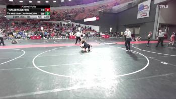 190 lbs Semifinal - Christian Coli-Promotor, Coleman Youth Wrestling vs Caleb Walshire, B.A.M Training Center