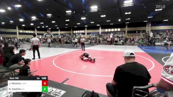 102 lbs Quarterfinal - Joseph Moreno, Hawkeye WC vs Raymond Castillo, Bay Area Dragons