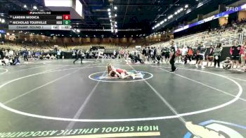 120 lbs Champ. Round 1 - Landen Modica, Archbishop Rummel vs Nicholas Tourville, New Smyrna Beach Sr H S