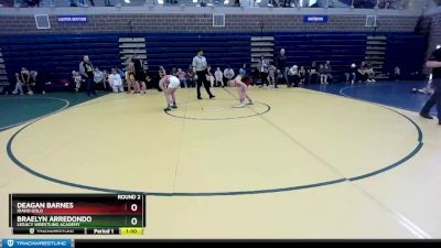 100 lbs Round 2 - Deagan Barnes, Idaho Gold vs Braelyn Arredondo, Legacy Wrestling Academy