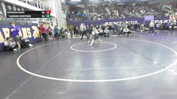 110 lbs Champ. Round 2 - Carson Worthen, Belgrade vs Dawson Nash, Polson
