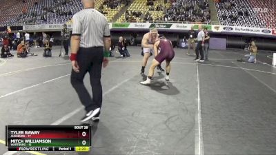 285 lbs Placement Matches (16 Team) - Mitch Williamson, Wartburg vs Tyler Raway, Augsburg