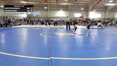 125 lbs Champ. Round 1 - Patience Smith, Kenton High School vs Lacey McLaughlin, Big Walnut