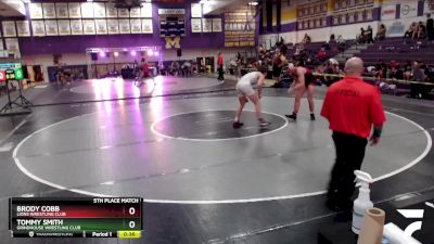 138 lbs 5th Place Match - Brody Cobb, Lions Wrestling Club vs Tommy Smith, Grindhouse Wrestling Club
