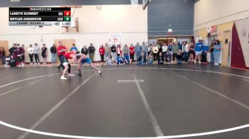 144 lbs Champ. Round 2 - Landyn Schmidt, Minico vs Bryler Anderson, La Grande