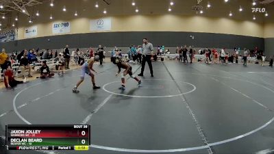 76 lbs Round 8 (10 Team) - Declan Beard, Reaper WC vs Jaxon Jolley, Warriors WC