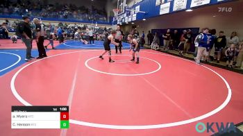 120-131 lbs Rr Rnd 1 - Alister Myers, Miami Takedown Club vs Cooper Henson, Miami Takedown Club