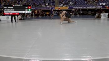 157 lbs Quarterfinals (8 Team) - Jayden Lewis, Albion vs Rex Jacops, NYU