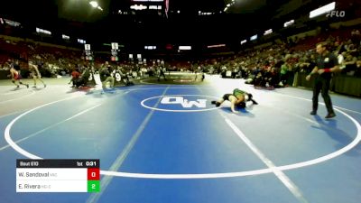 113 lbs Consi Of 32 #2 - Wyatt Sandoval, Vacaville (SJ) vs Eric Rivera, Highland (CS)