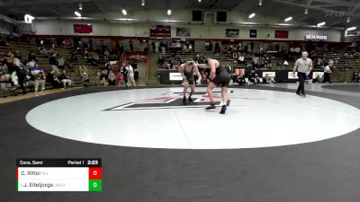 165 lbs Cons. Semi - Jack Eiteljorge, Indianapolis vs Cole Ritter, Maryville