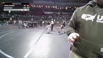 65 lbs Round Of 16 - Louis Alojado, Red Nose vs Mason May, Wayne