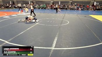 75 lbs Placement (4 Team) - Elih Schaefer, Z-M (Zumbrota-Mazeppa) vs Jaxon Anderberg, St. Peter