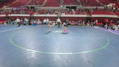 110 lbs Round 5 - 1st, 3rd, 5th, And 7th - Hadassa Valencia, Comal Smithson Valley vs Zyrena Ibarra, Anna