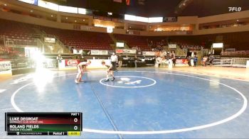93 lbs Cons. Semi - Luke Degroat, Dominate Club Wrestling vs Roland Fields, Tucson Cyclones