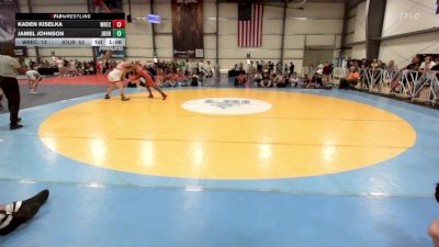 285 lbs Rr Rnd 1 - Kaden Kiselka, Wrecking Crew Wrestling Club vs Jamel Johnson, Journeymen Wrestling Red