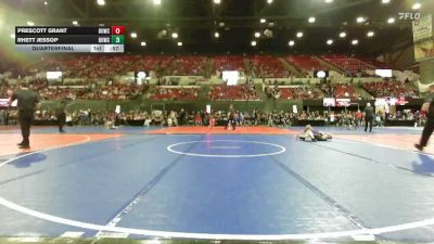 61 lbs Quarterfinal - Rhett Jessop, Ryse Wrestling Academy vs Prescott Grant, Laurel Matburners