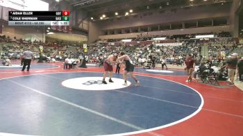 4A 285 lbs Semifinal - Cole Sherman, Bauxite vs Aidan Eller, Gentry