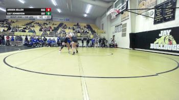 155 lbs Semifinal - Arden Jellen, Rogers High School Girls vs Lily Johnston, Bentonville Girls