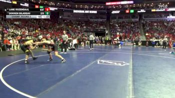 3A-165 lbs Champ. Round 2 - Dokken Biladeau, Southeast Polk vs Lane Rozendaal, Newton
