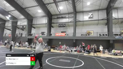 88 lbs Quarterfinal - Khloe Morrow, Mat Demon WC vs Elsa Finley, Big Cat Wrestling