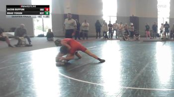 125 lbs Quarterfinal - Jacob Buffum, Unaffiliated HS vs Brad Yokum, NC State