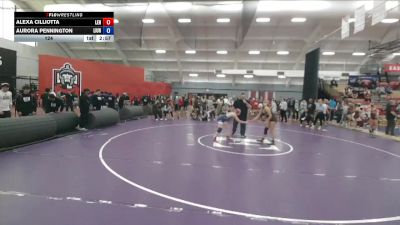 124 lbs Round 4 (12 Team) - Alexa Cilliotta, Lehigh vs Aurora Pennington, Liberty University