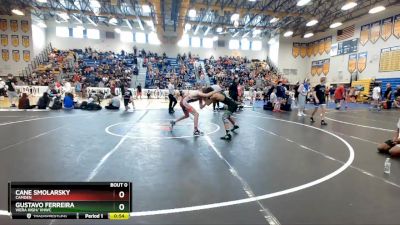 126 lbs Cons. Round 6 - Gustavo Ferreira, Viera High/ VHWC vs Cane Smolarsky, Camden