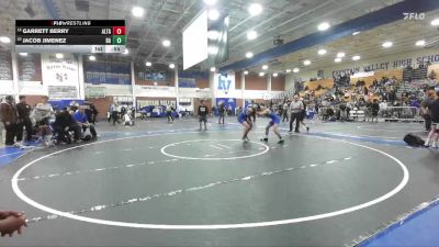 120 lbs Cons. Round 4 - Garrett Berry, Alta Loma vs Jacob Jimenez, Bishop Amat