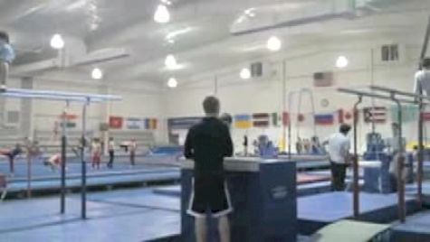 Pre-Valeri Liukin Invitational Workout with the WOGA Guys