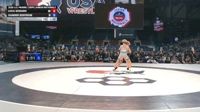 113 lbs Champ. Rd Of 64 - Luca Sodano, Ohio vs Xander Edstrom, Idaho