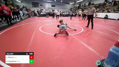80 lbs Final - Jett Moore, Collinsville Cardinal Youth Wrestling vs Asher Copeland, Springdale Youth Wrestling Club