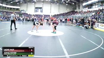 120 lbs Champ. Round 2 - Jackie Mace, Odessa Montour-Watkins Glen Sr HS vs Sophia Potter, Union-Endicott Sr HS