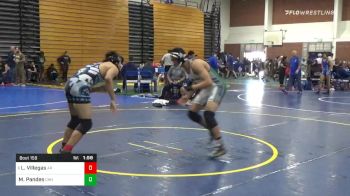 152 lbs Prelims - Lorenzo Villegas, Arroyo vs Matthew Pandes, Chino Hills