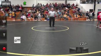 157 lbs Cons. Round 2 - Justin Hood, Wabash vs Zach Morgan, Manchester